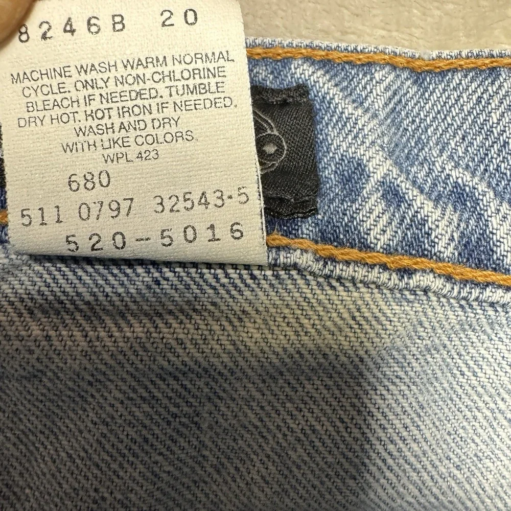VTG 90s Levi's 520 Special‎ Reserve Loose Tapered Jeans Made USA Dad (Fit 34x34)